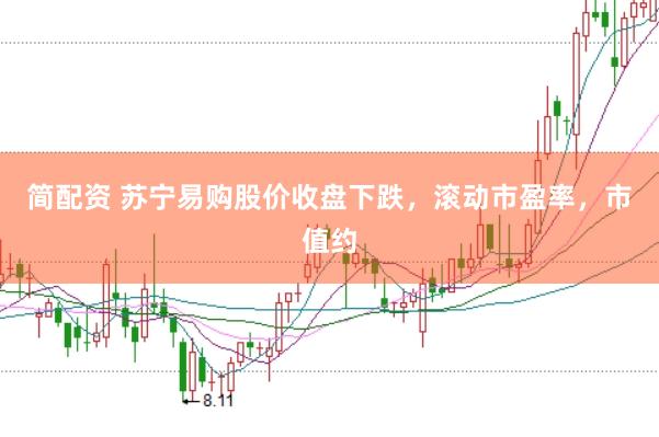 简配资 苏宁易购股价收盘下跌,滚动市盈率,市值约